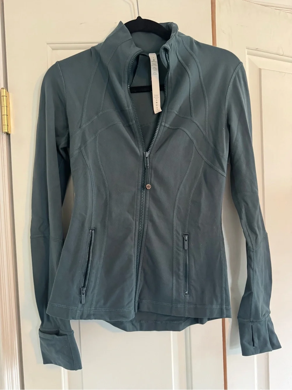 lululemon athletica Teal Zip-Up Utility Jacket